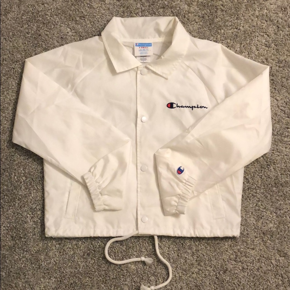 Champion cropped coaches  jacket